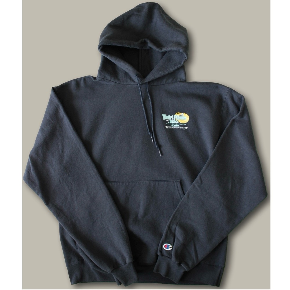 Champion Disney Twirl Mania 2010 Hoodie Medium Navy Blue Minnie Mouse Graphic - Picture 2 of 8